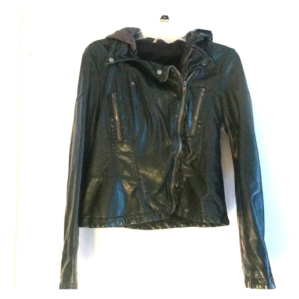 Free People Vegan Moto Jacket
